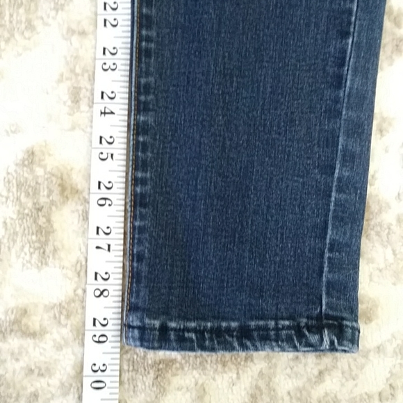 Kensie Knockout Distressed Skinny Jeans 8 / 29 Blue - Picture 14 of 16